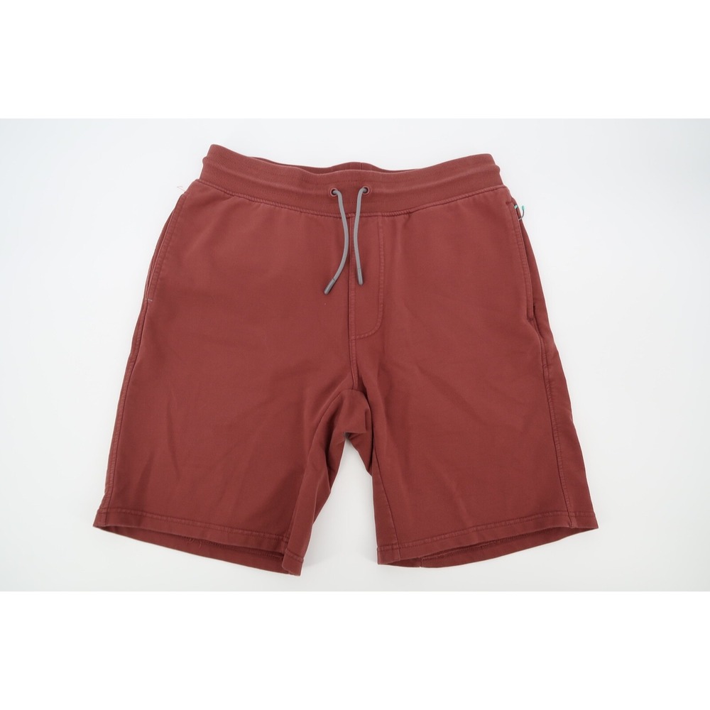 Myles Men's Medium Everyday 8" Shorts Burnt Orange Drawstring Stretch